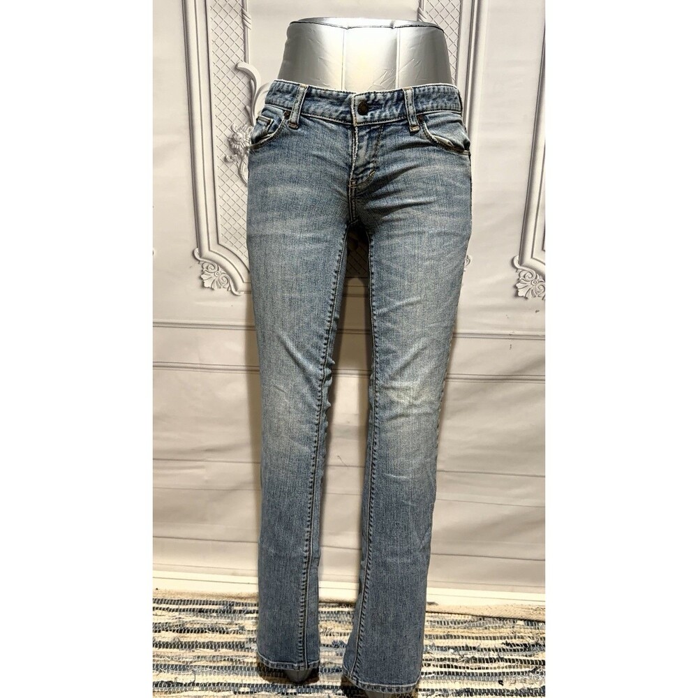 Armani Exchange Women Blue Skinny Denim Jeans Size 0 Short